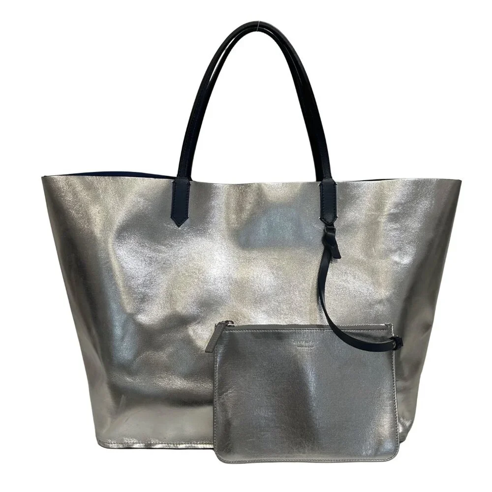 Givenchy Calfskin Large Antigona Tote Blue Silver - Picture 5 of 6